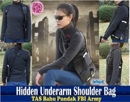 Tas/holster Gadget Pundak Hidden Under arm Bag airsoftgun airs Promo