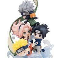 [GKRESIN] MEGAHOUSE FIGUNITY SERIES NARUTO Shippuden Gather here, Team 7！
