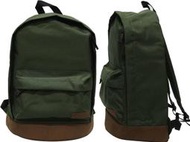 K-SWISS 114SSB-17-300 墨綠 31×18×40㎝休閒經典後背包/NG商品/麂皮材質會脫皮/