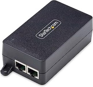 StarTech.com 1-Port 2.5GbE PoE+ Injector, 10M/100M/1G/2.5G Ethernet, PoE/PoE+ (802.3af/802.3at), Mul