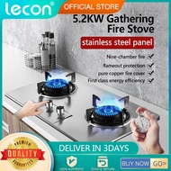 Fast send Lecon Stainless steel material gas stove Gas stove burner Built in burner gas stove Double burner
