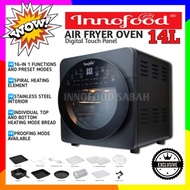 14L AIR FRYER INNOFOOD SABAH STORE KT-CF14D 14.0L CAPACITY Air Fryer Oven 16in1 Fermenting Dehydrating Function