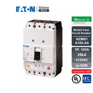 EATON Moded Case Circuit Breaker 3P 100A 24kA ที่ 415VDC6-10 x in - NZMB1-A100-AS สั่งซื้อได้ที่ Eat