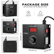 【In Stock】 10000W SCR Electronic Voltage Regulator, High-Power AC 0V-220V Variable Voltage Converter