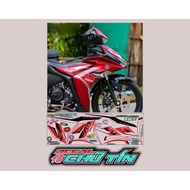 MXKING EXCITER 155 STICKER FOR RED CARS