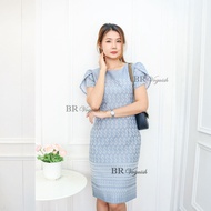 เดรสนรีลายขอ BR Voguish