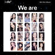 New Style i-dle Photocard mini8 WE ARE Album Photocard GIDLE SOYEON YUQI SHUHUA MINNIE