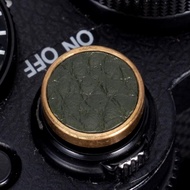 ปุ่มกันฝุ่นแบบไม้สไตล์วินเทจจากบริษัท AERFEIS Pure Copper สำหรับกล้อง Leica M10 M6 Q3 Fuji XT5 XT4 X