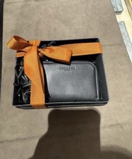 Coach黑色散銀包