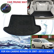 For Kia Carens Rondo Rondo7 EX UN 2007~2013 2009 5 Seats Car Rear Trunk Protector Pads Waterproof An