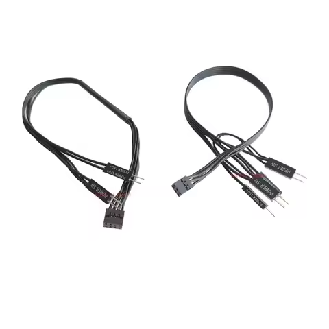 Small 6Pin 8Pin Female To Power Led SW Reset Switch Dupont I/O Cable for Dell Mainboard Motherboard 