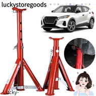 LUCKYSTOREGOODS Jack Stands, 2/3 Ton Capacity Red Foldable Jack Stands, Telescopic Design Security B