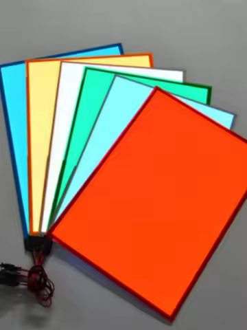 A5 Size 21x14.8cm EL Panel Light Backlight Led Glowing Panel Electroluminescent Backlight With DC12V