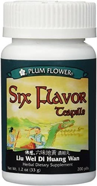 ▶$1 Shop Coupon◀  Six Flavor Teapills (Liu Wei Di Huang Wan), 200 ct, Plum Flower