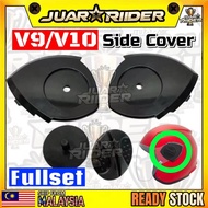 BKP Helmet Side Cover Fullset V9 V10 Base Bracket Visor Lock Screw Side Cover Repair Full Set Helmet