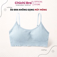 Women's Chichi Bra Thin Cotton Rimless Water Drop Foam 0.5cm Thin Breathable No Edges -- C07