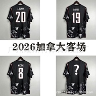 Away jersey men soccer jersey home jersey Mei Canada Ink 2026 Canada away Football Jersey No. 8 Koun