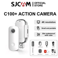 SJCAM C100 + กล้องขนาดจิ๋ว4K/30FPS 30M กันน้ำสำหรับ Vlogกล้องติดรถยนต์ขี่มอเตอร์ไซค์เล่นตกปลานอกชายฝ