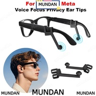 MUNDAN Silicone Sound Amplifier, Voice Amplification VoiceFocus Privacy Ear Tips, Replacement Reduce