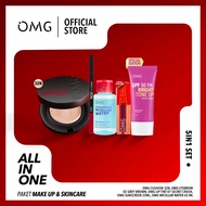 [6.6 MEGA SALE] LEBIH MURAH! OMG OH MY GLAM ALL IN ONE - Paket Make Up & Skincare I Kulit Tampak Glo