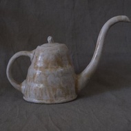 金褐野斑- 手捏手沖壺