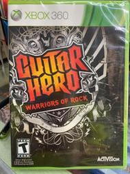 ☆小王子電視遊樂器☆[全新絕版]XBOX360吉他英雄 搖滾巨星Guitar Hero Warriors of Rock