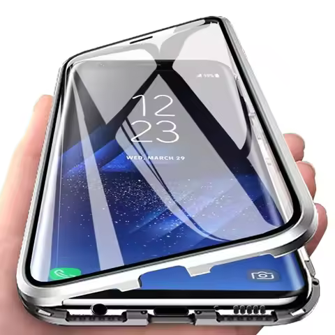360 Full Protection Metal Magnetic Case For Honor X9b X6 X8A 5G X9 4G X9A 5G Double-Sided Glass Tran