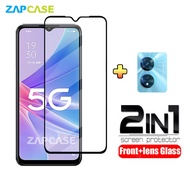 LAYAR Oppo A97 5G 2-in-1 Tempered Glass Screen and Tempered Glass Camera Package