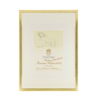 Picture Mouton 1993 with Frame 35cm x 48cm