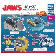 [4 set complete] JAWS Figure Collection Vol 4 Great White Shark Movie Monster Miniature Gacha Capsul