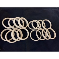 Sarawak Traditional Costume Accessory a pair White Kroncoon Bangle Orang Ulu Bidayuh