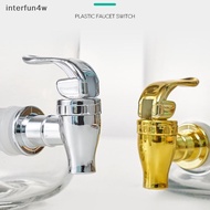 interfun4w 16mm Grain Leak Proof Faucet Water Tap Glass Wine Bottle Jar Barrel Water Tank Faucet Wit