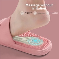 Anti-Slip Massage Slippers - Women's Comfortable Flat Heel PVC Shoes for Summer