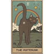 HP Aesthetic Vintage Cat Tarot Sticker Laptop Sticker Tumblr Cute Mini Stickerhp COD