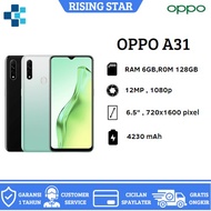 HP OPPO A31 RAM 6/128GB GARANSI 1 TAHUN SECOND LIKE NEW TERLARIS.