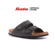 Bata บาจา รองเท้าแตะผู้ชาย รองเท้าใส่เล่น ป้องกันแบคทีเรีย ใส่สบาย รุ่น Paco สีดำ 8646166