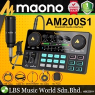 Maono AM200S1 Maonocaster Lite AM200 Podcast Equipment Bundle with Microphone (AM200 S1)