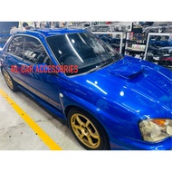 Subaru Impreza WRX STI GD v7 v8 v9 2002 2003 2004 2005 2006 2007 Window sun rain Door Visor vent lip