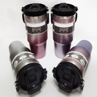 New Gradient Diamond 890ML Tumbler Stainless Steel Bottle Water Bottle With Straw Insulated Flask Bo