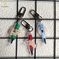 BTS1 Microphone Acrylic Keychain - JIMIN JK V Pendant for Phone Decor