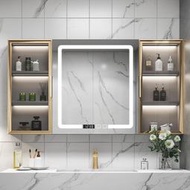Metis 衛浴鏡掛墻式衛生間單獨雙盆帶燈儲物防霧浴室鏡子組合