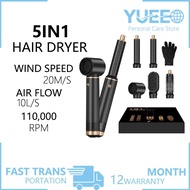 UKLISS Hair Dryer Brush 5 In 1 Multifunctional Automatic Styler Hair Curler Straightener 630 Million