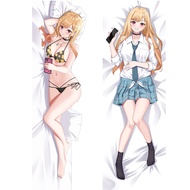 My Dress-Up Darling Dakimakura Anime Marin Kitagawa Hugging Body Pillow Case Cover Two Side Printed 