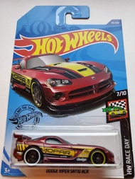 Hot Wheels 2020 Hw Race Day Dodge Viper SRT10 ACR, 50/250 Red