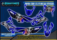 Honda Xrm 125 fi Decals Sticker