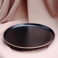 by Belle Noir Gold Edge Ceramic Dinner Plate 8'' & 10''