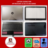 HP PAVILION 15-AU 15-AW SERIES LAPTOP TOP COVER FRONT CASING A/ LCD BEZEL B/ PALMREST C / BOTTOM COVER D CASE