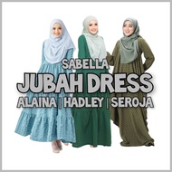 SABELLA ALAINA | HADLEY | SEROJA DRESS JUBAH IRONLESS MRCCOLLECTIONS