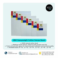 Canvas Board,Cotton HBW available sizes. 8x10, 9x12,10x14,12x12,12x16,12x18.