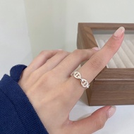 [Laura. Acc] Plain Pig Nose Sterling Silver Ring